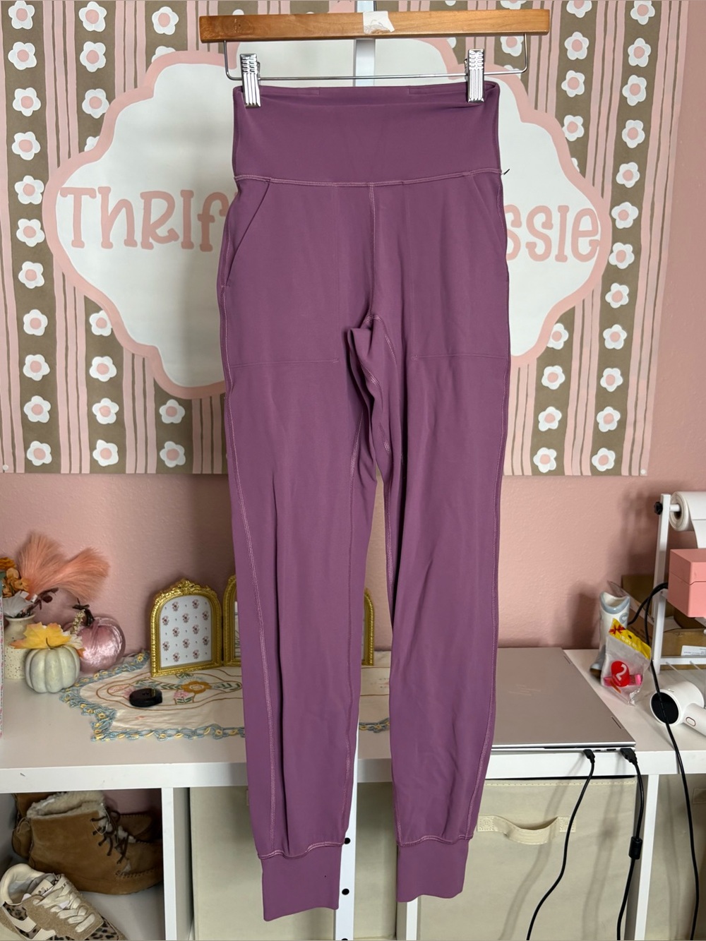 Lululemon Align High-Rise Jogger Purple Leggings Size 2
